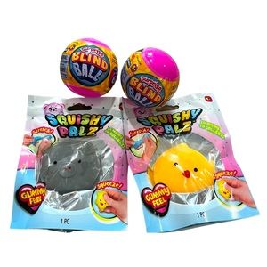 Bundle of Squishy Palz and Surprise Blind Balls NWT